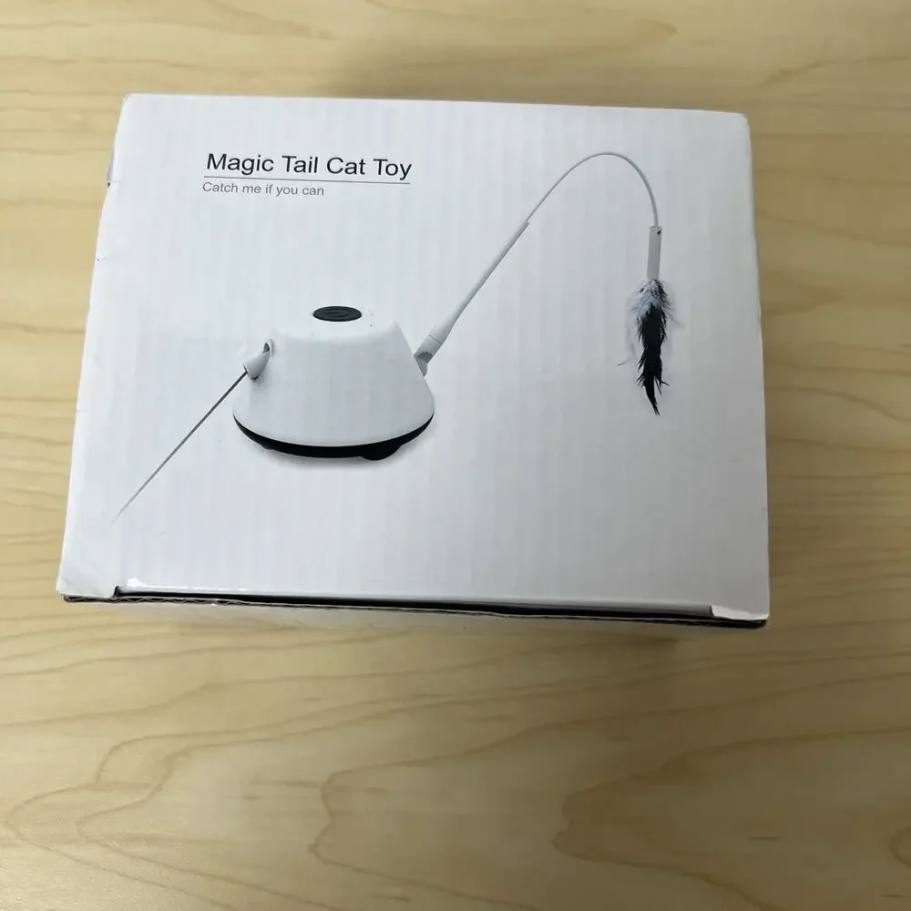 Magic Tail Cat Toy Catch Me If You Can LED Light New Kitty Interactive - Picture 1 of 8